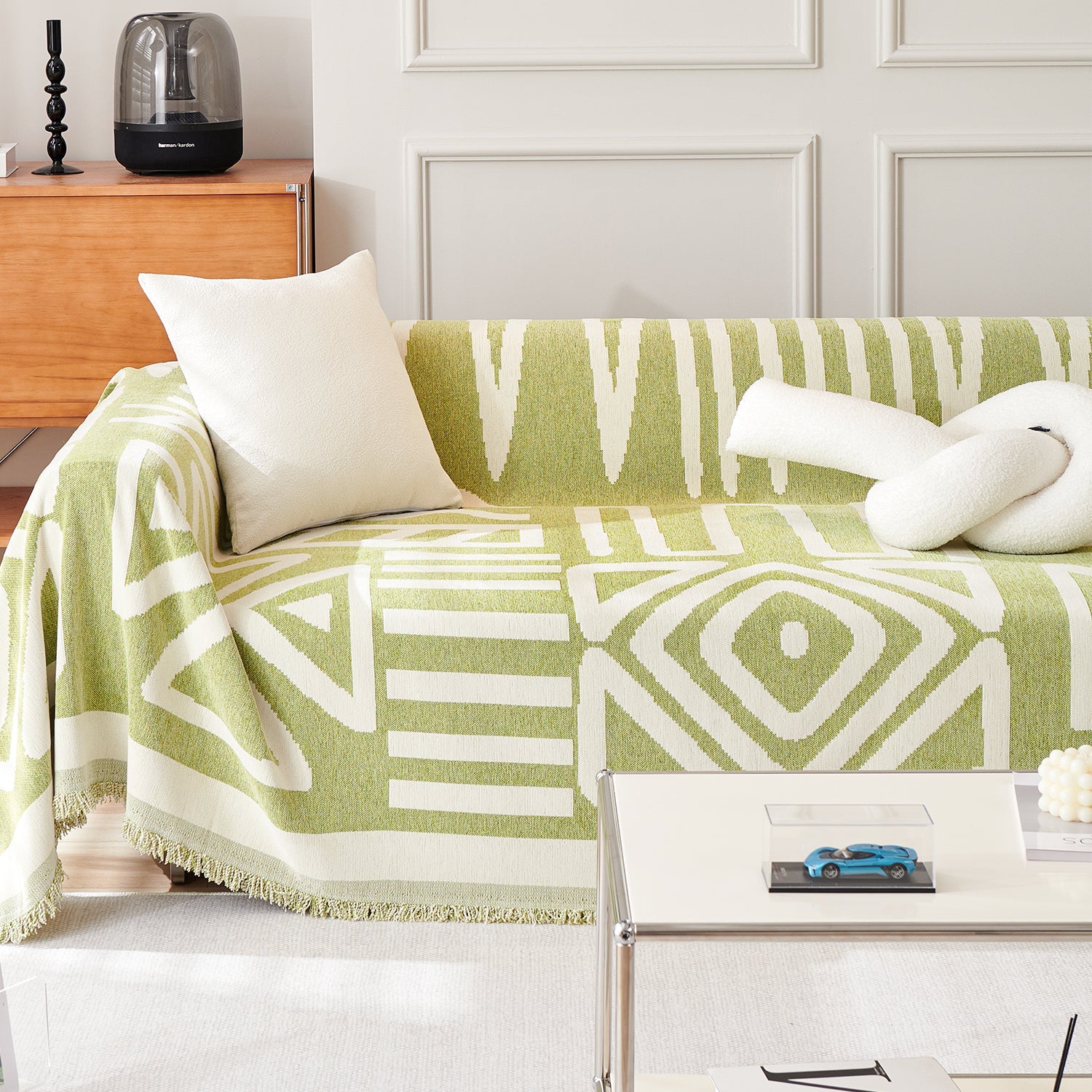 BohoVibe™ | Geometrische Bankhoes voor een Luxe Boheemse Sfeer