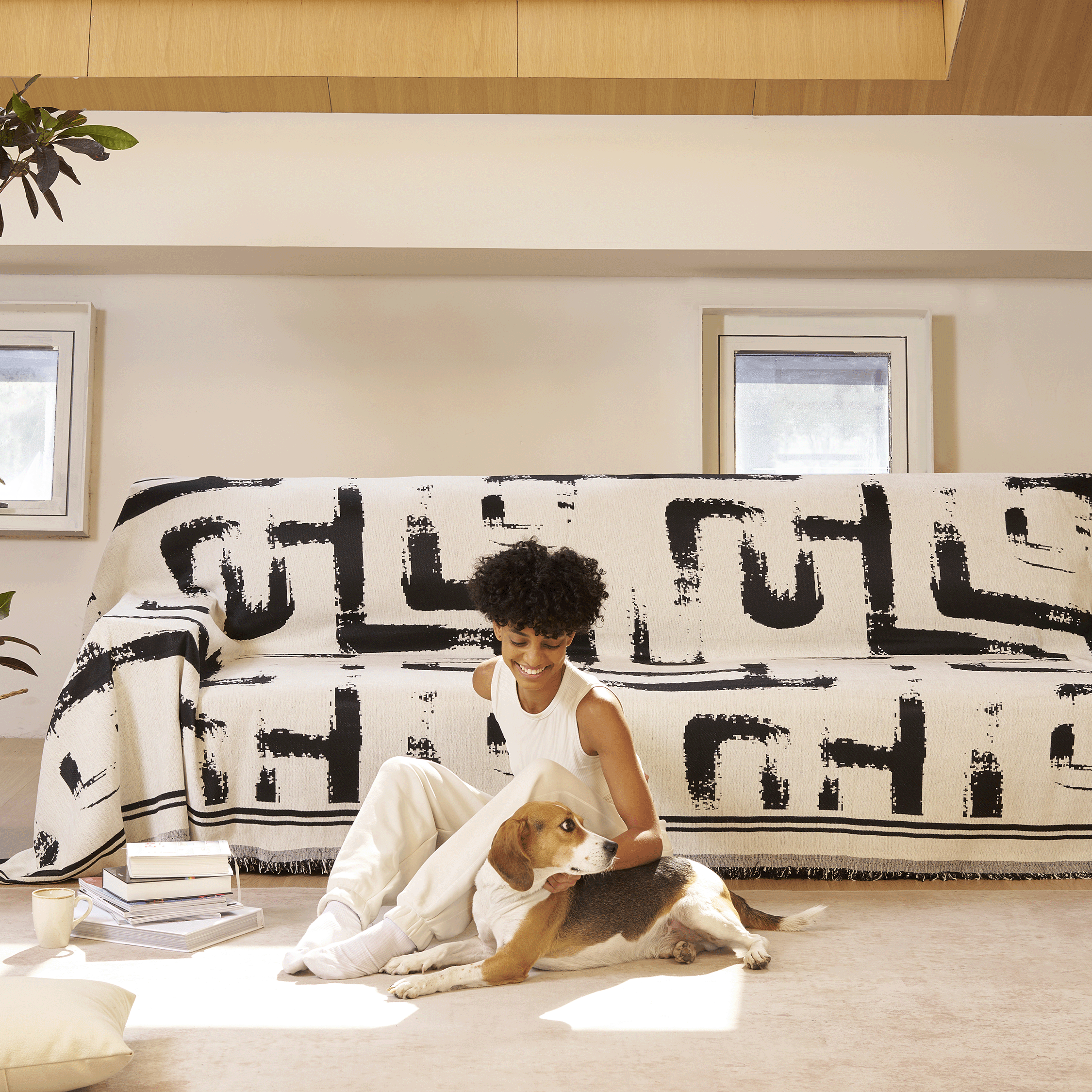 ZenFur™ | Minimalistische Monochrome Bankhoes