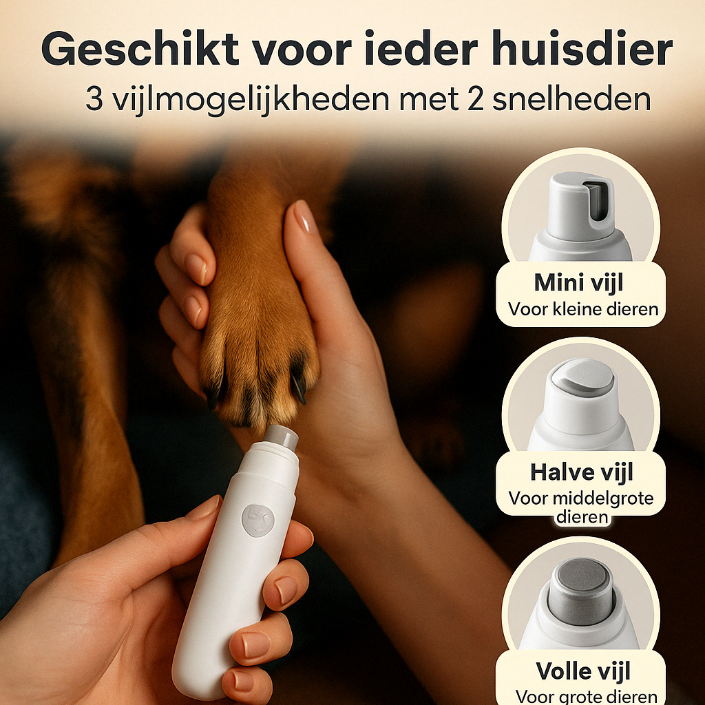 NailGroomy™ Maak nagelverzorging eenvoudig en pijnloos!