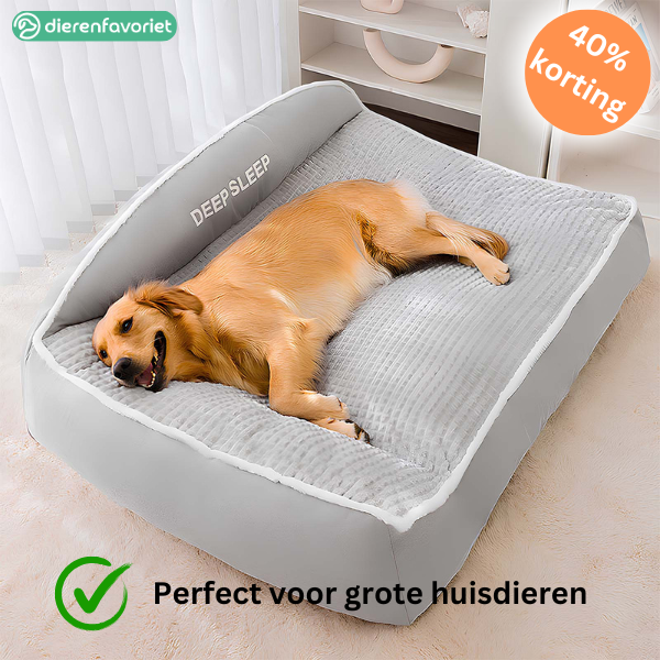 SleepyPaws™ | Premium Warm Kussenbed voor Grote Honden