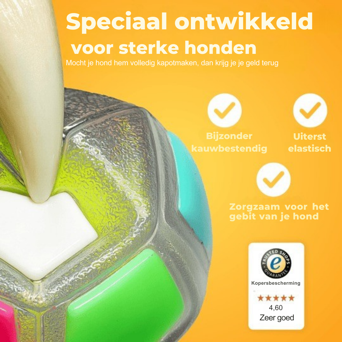 HappyPaws | Stressverlichtend Speelbal voor Honden