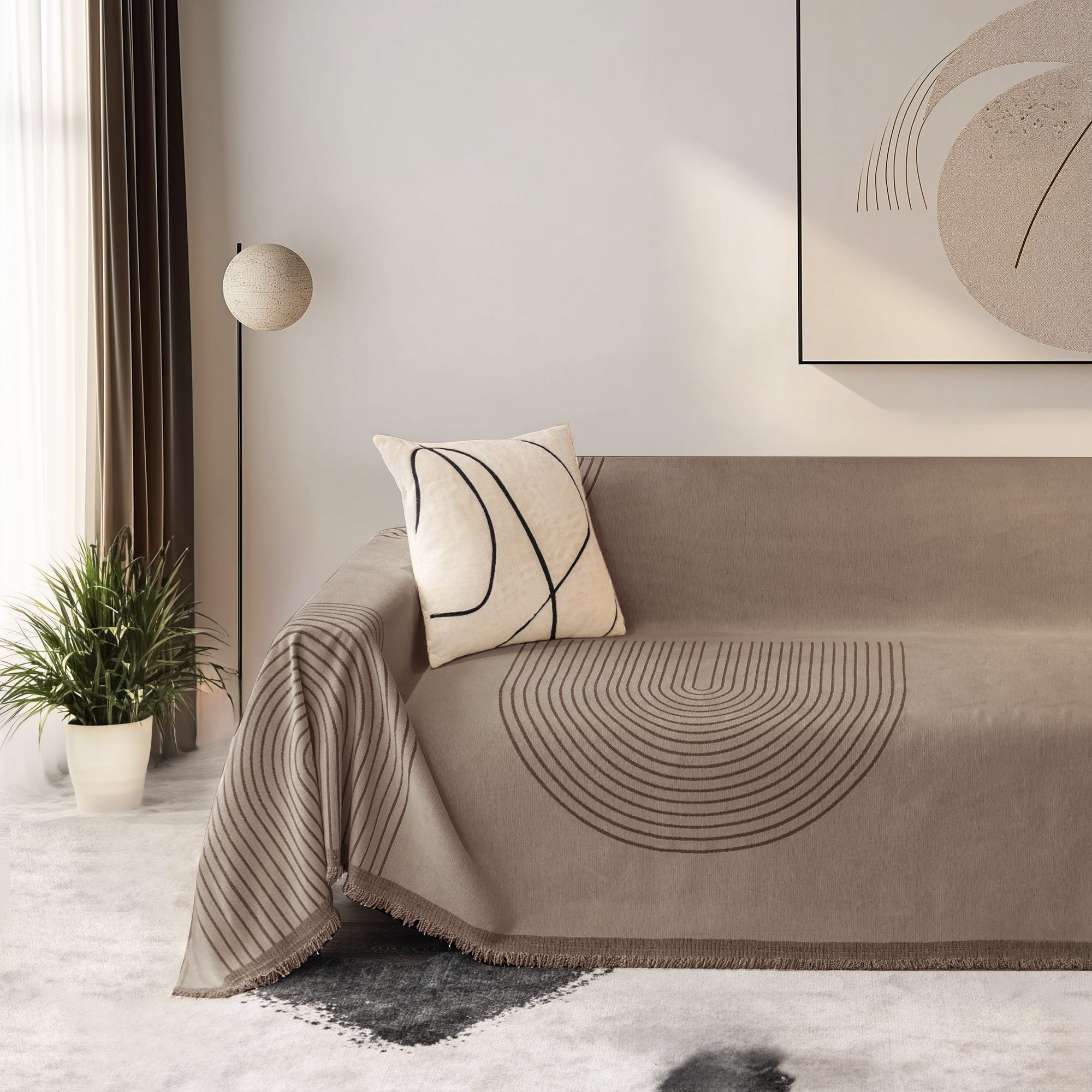 PlushGuard™ | Omkeerbare Bankhoes met Huisdiervriendelijke Duurzaamheid