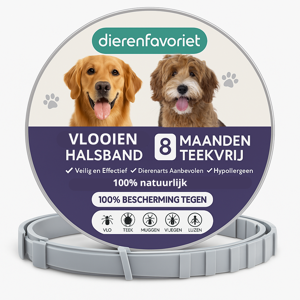 Vlooienhalsband™ Nooit meer last van vlooien!