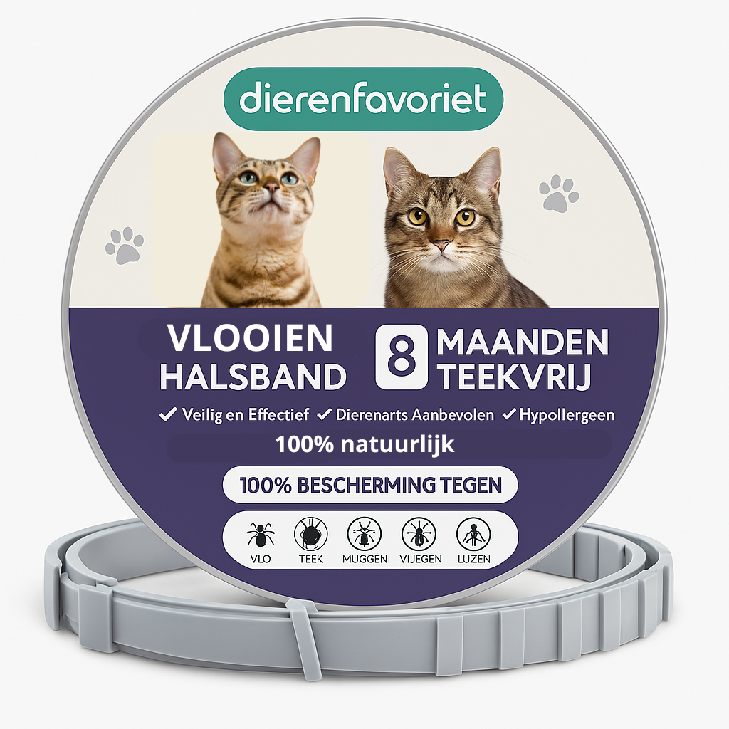 Vlooienhalsband™ Nooit meer last van vlooien!