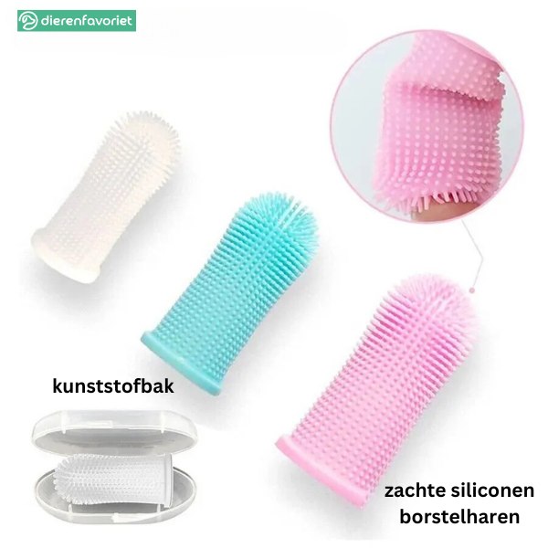 PurrfectSmile™ | Siliconen Vingertandenborstel voor Schonere Tanden en Frisse Adem