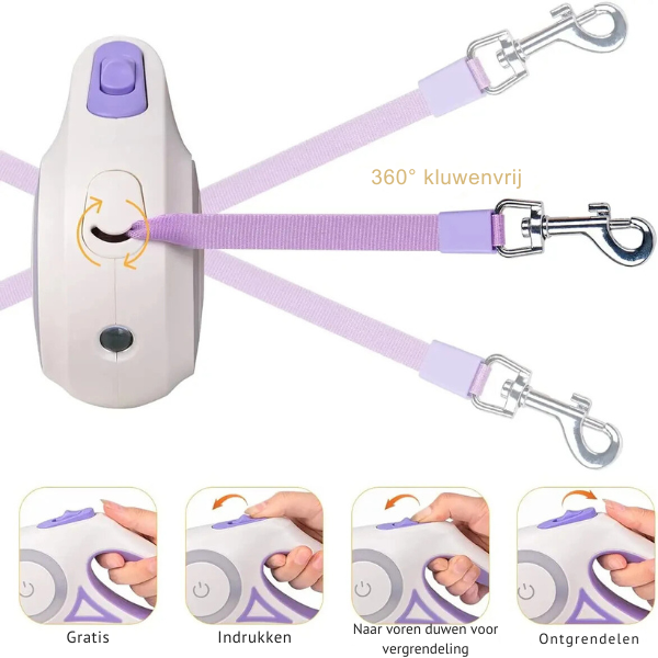 PawGlow™ |  Licht in de duisternis: veilig op pad, samen stralend!