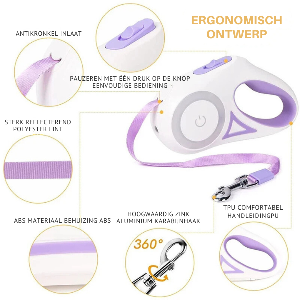 PawGlow™ |  Licht in de duisternis: veilig op pad, samen stralend!