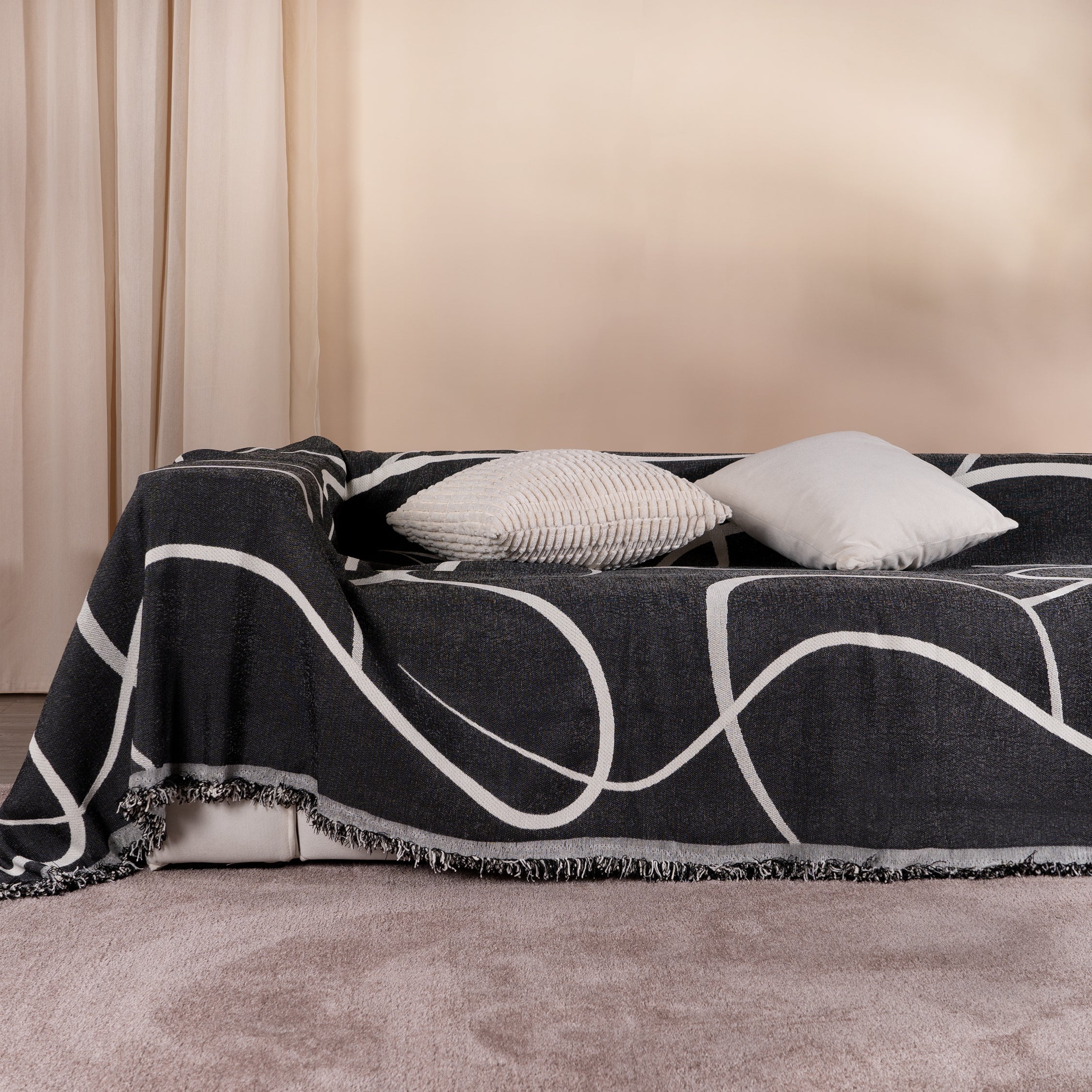 BohoVibe™ | Geometrische Bankhoes voor een Luxe Boheemse Sfeer