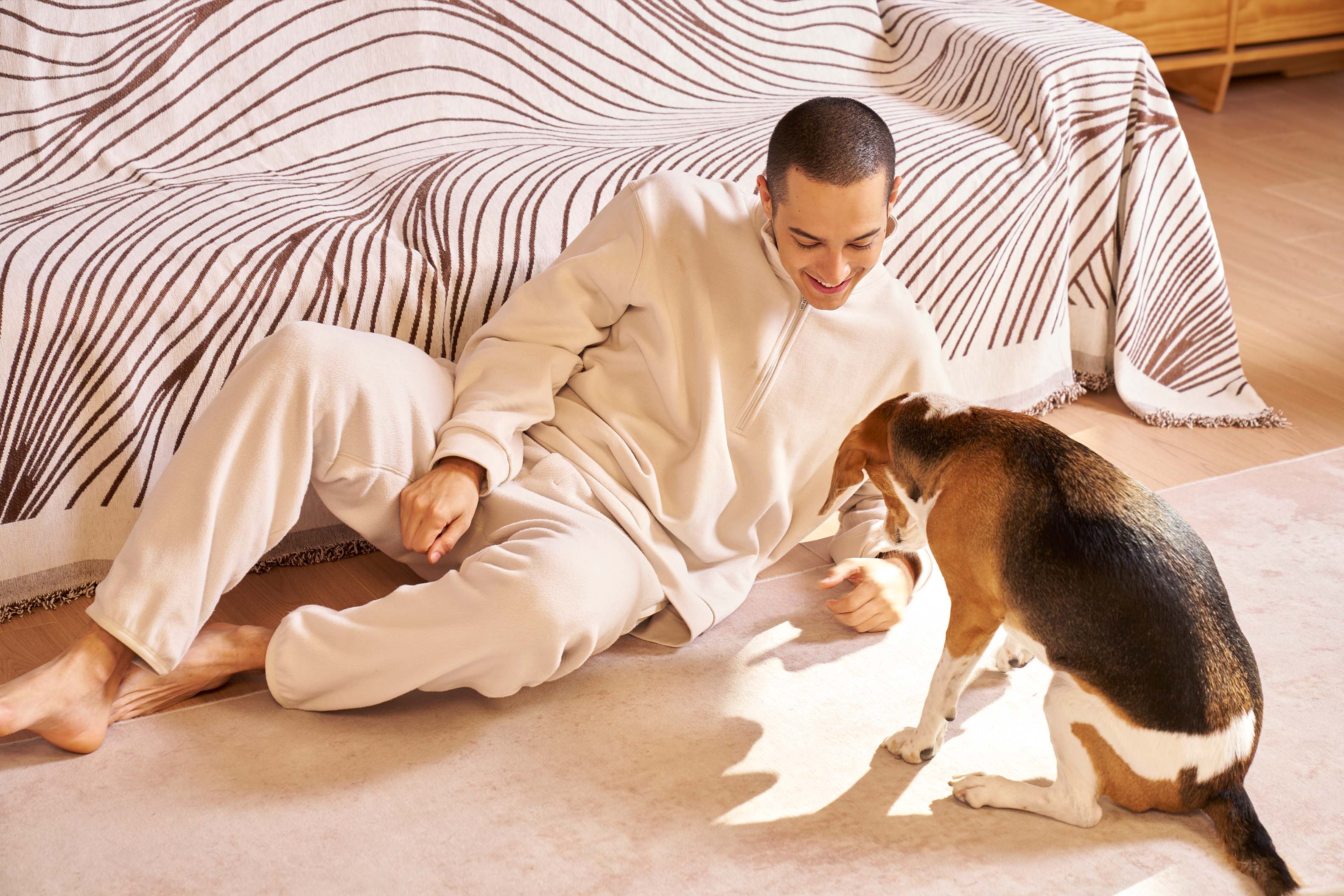 DualComfort™ Omkeerbare Jacquard Bankhoes – Duurzaam & Wasbaar