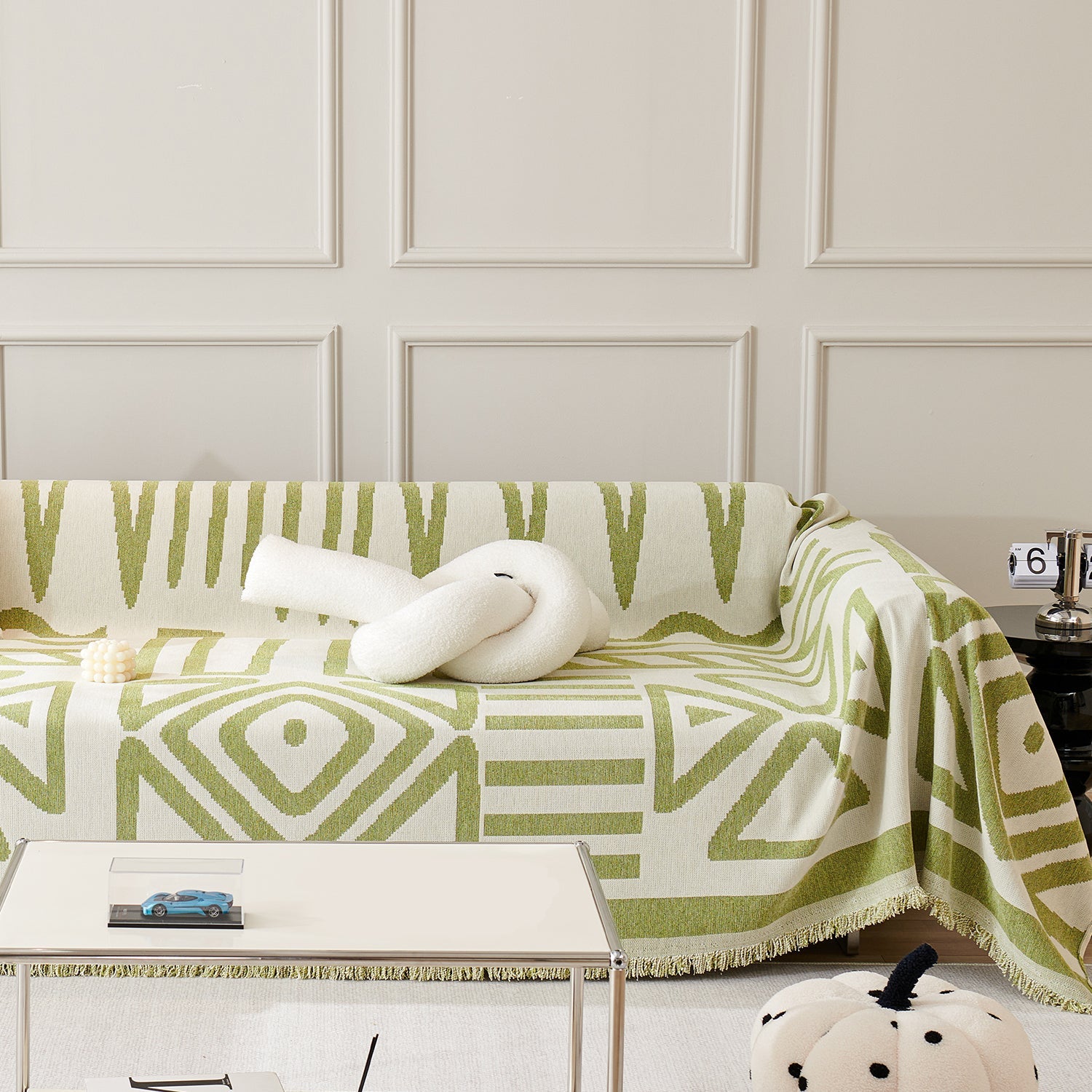 BohoVibe™ | Geometrische Bankhoes voor een Luxe Boheemse Sfeer