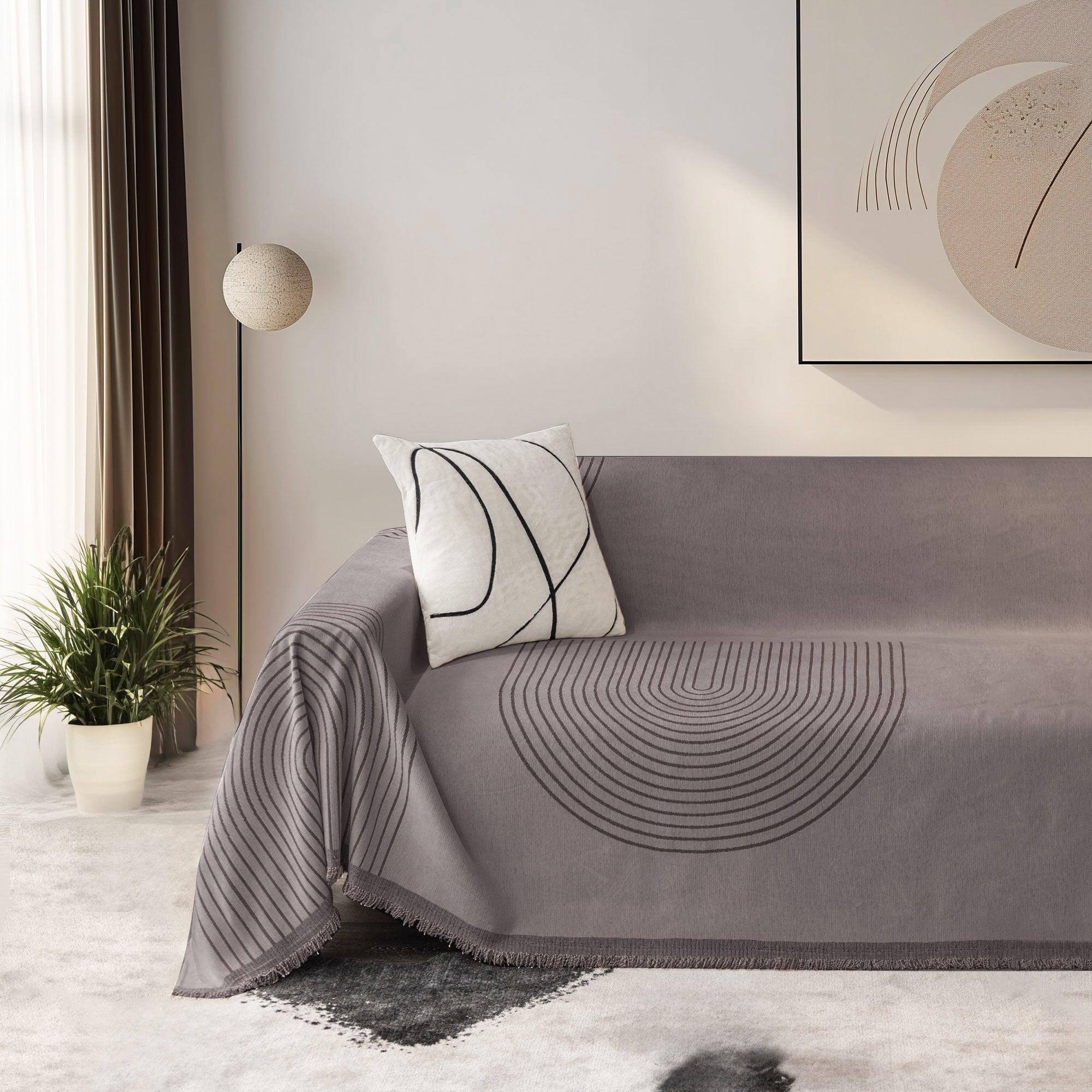 PlushGuard™ | Omkeerbare Bankhoes met Huisdiervriendelijke Duurzaamheid