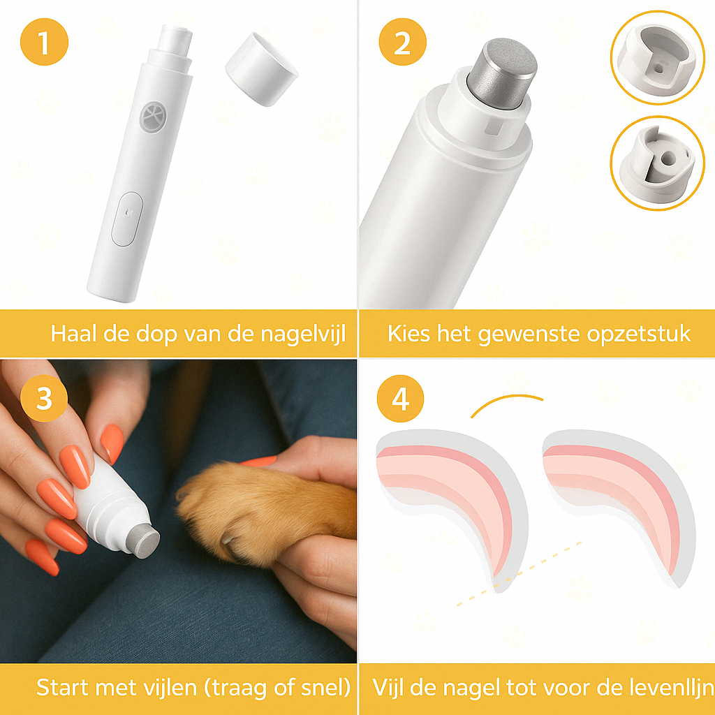 NailGroomy™ Maak nagelverzorging eenvoudig en pijnloos!