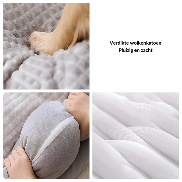SleepyPaws™ | Premium Warm Kussenbed voor Grote Honden