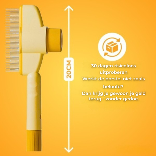 FurFix™ | Stressvrije kattenborstel voor een gezonde, klitvrije vacht