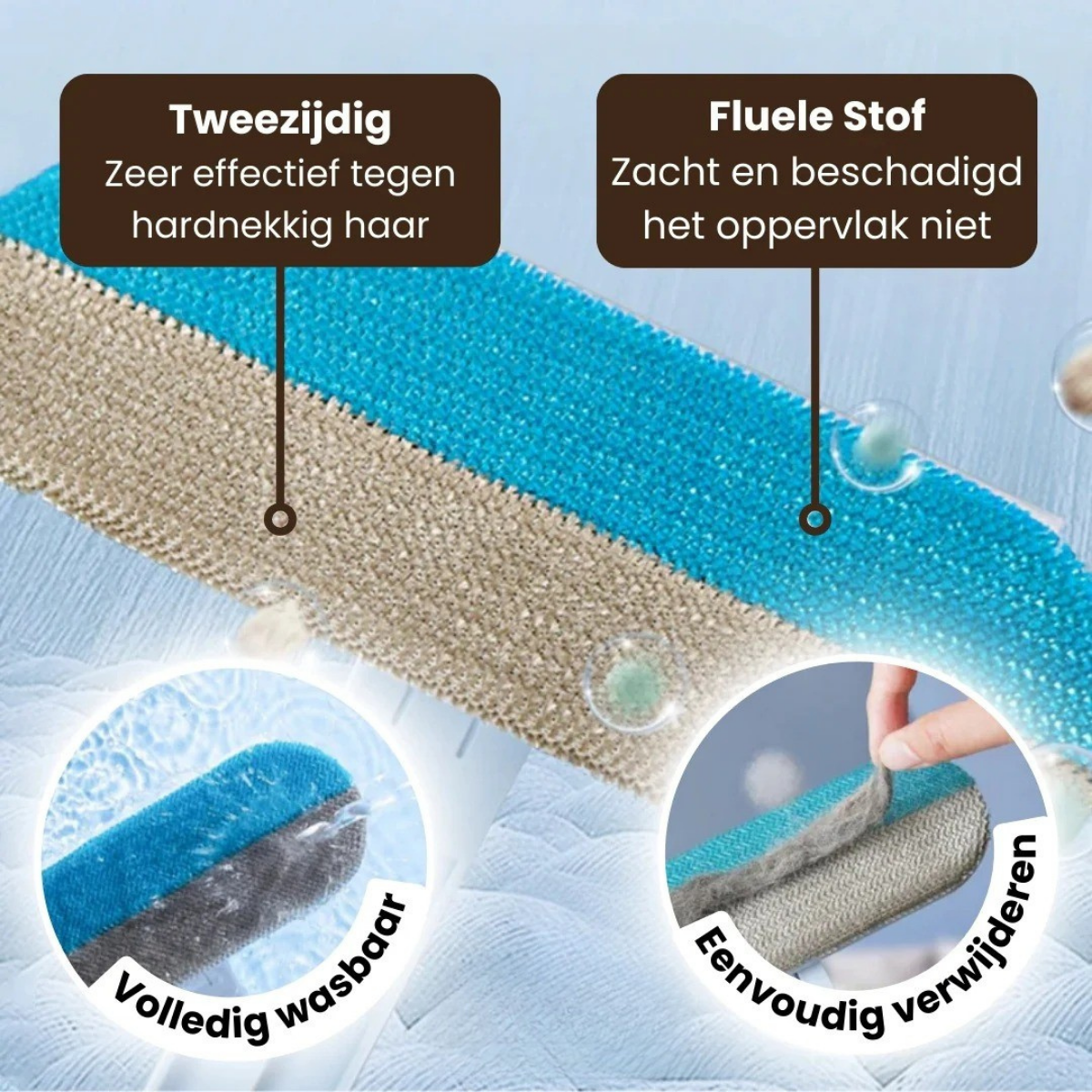 FurSweep | 3-in-1 Huisdierhaar Verwijderaar