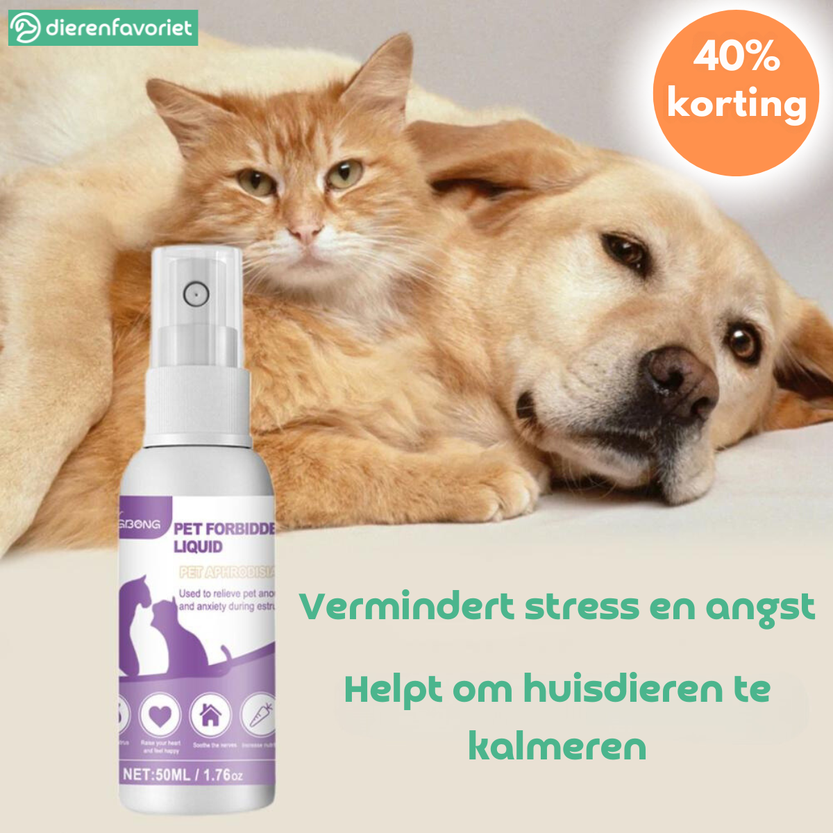 PetCalm™ Stressverlichting voor je harige vrienden!