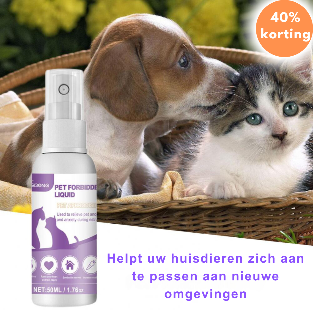 PetCalm™ Stressverlichting voor je harige vrienden!